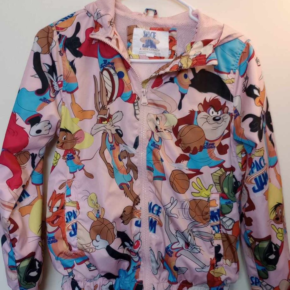 Members Only Windbreaker Jacket Space Jams youth size 14/16